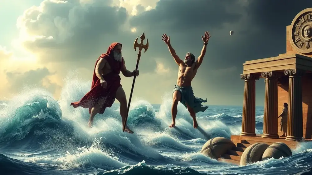 O gigante Polifemo e a vingança de Poseidon contra Odisseu